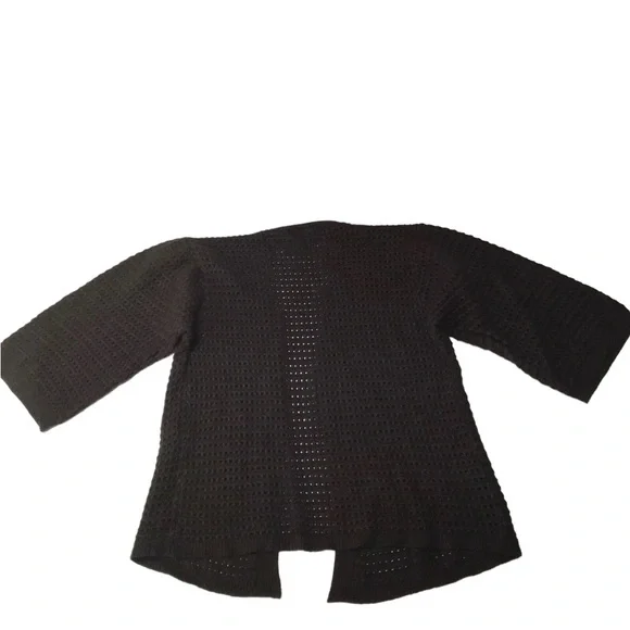 Akemi + Kin Anthropologie Open Front Cardigan Sweater Sweater Gray One Size - Picture 9 of 9